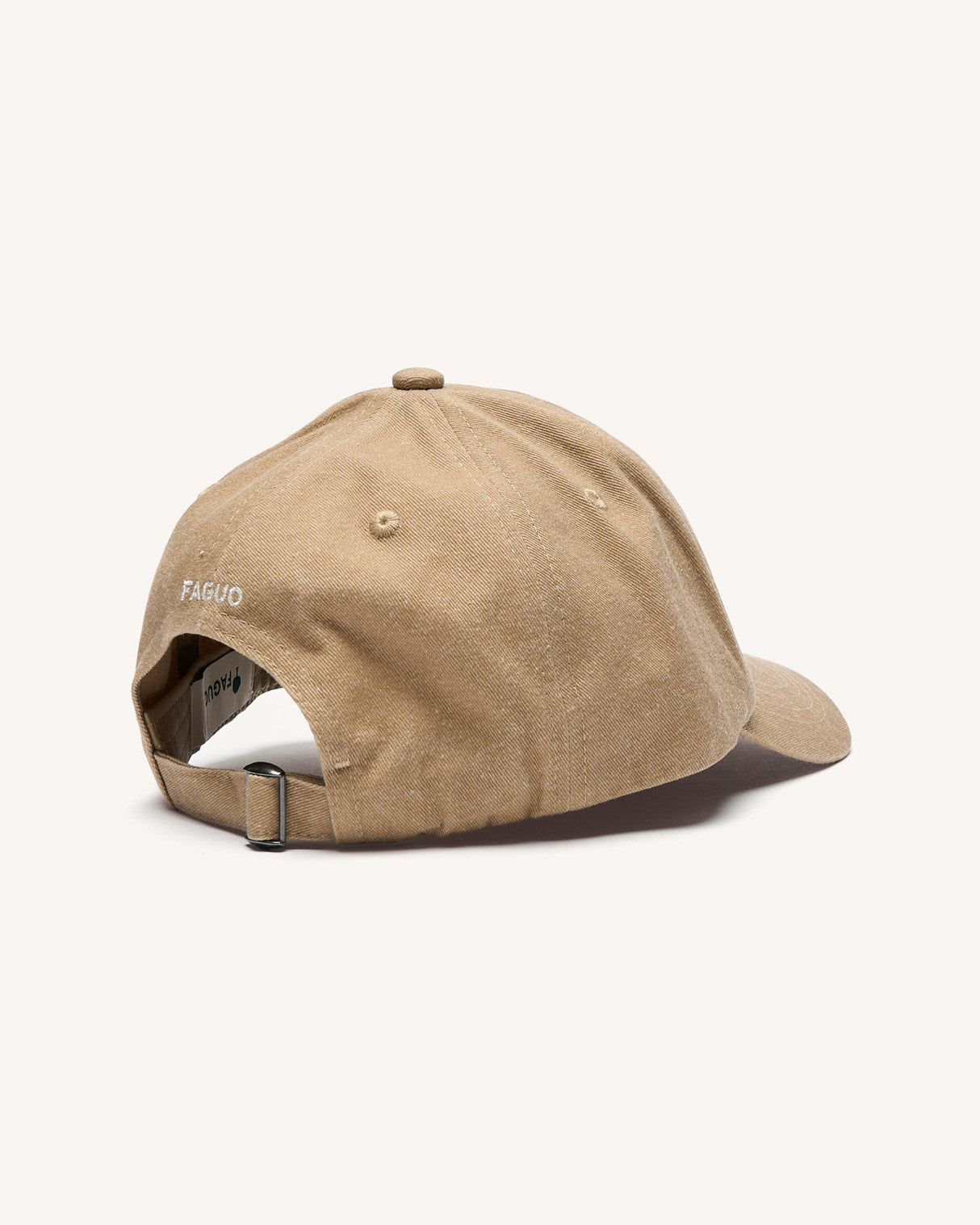 faguo-casquette-cap-taupe-6-pans-coton image 4