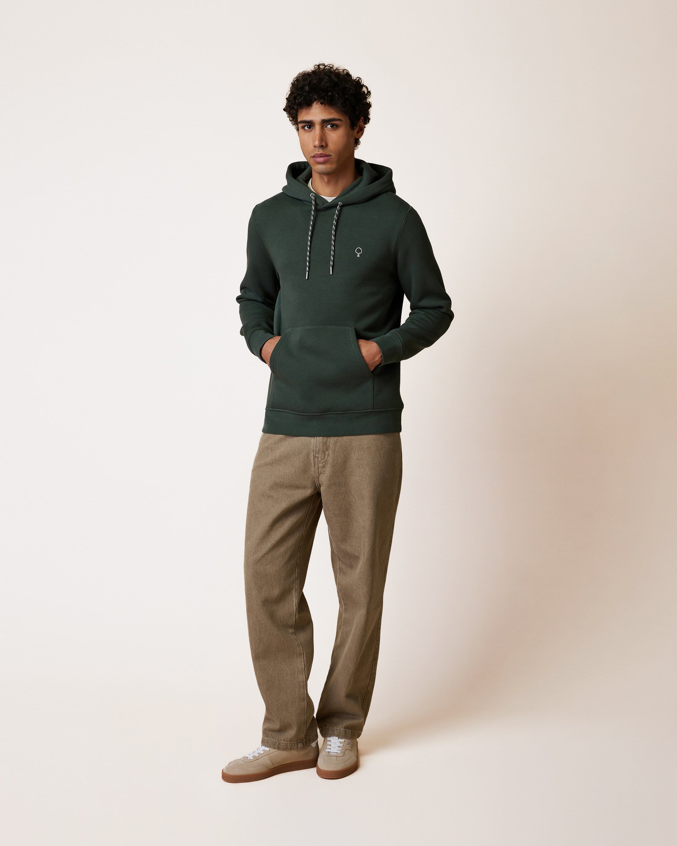faguo-dirac-sweat-capuche-vert-fonc image 3