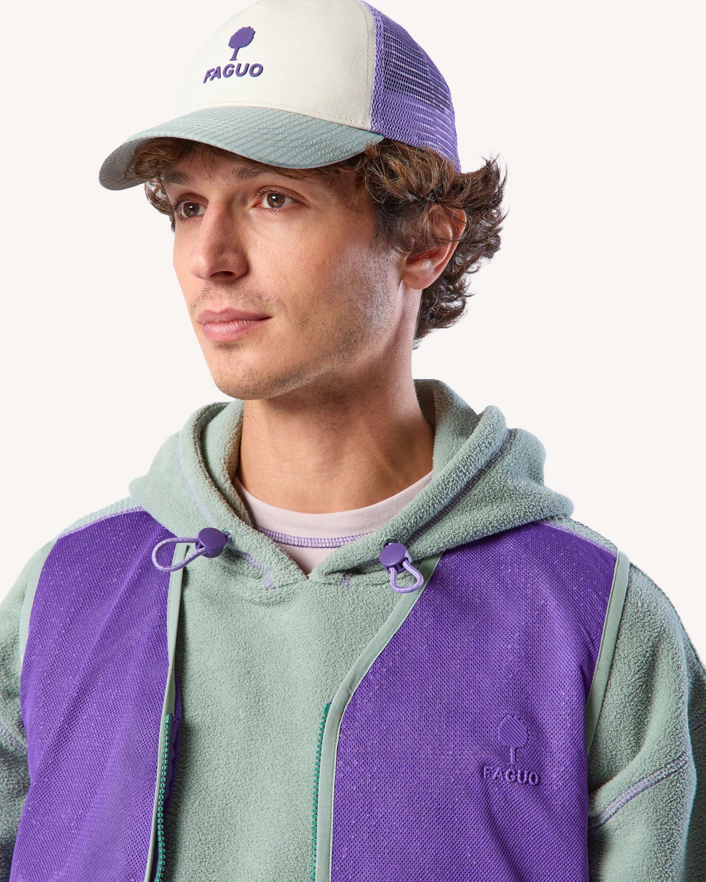 faguo-veste-sans-manches-loudeac-vert-clair-d-perlante image 3