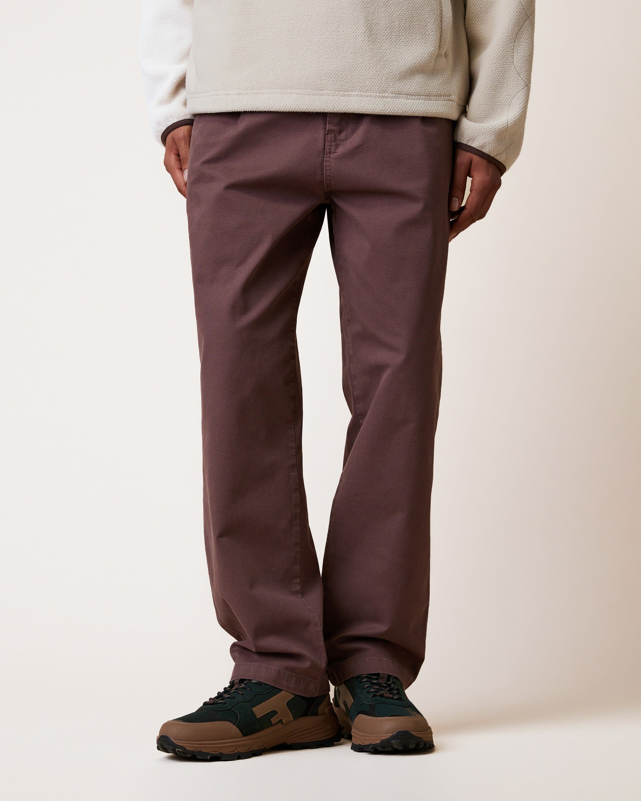 faguo-landais-pantalon-droit-violet-gris image 1