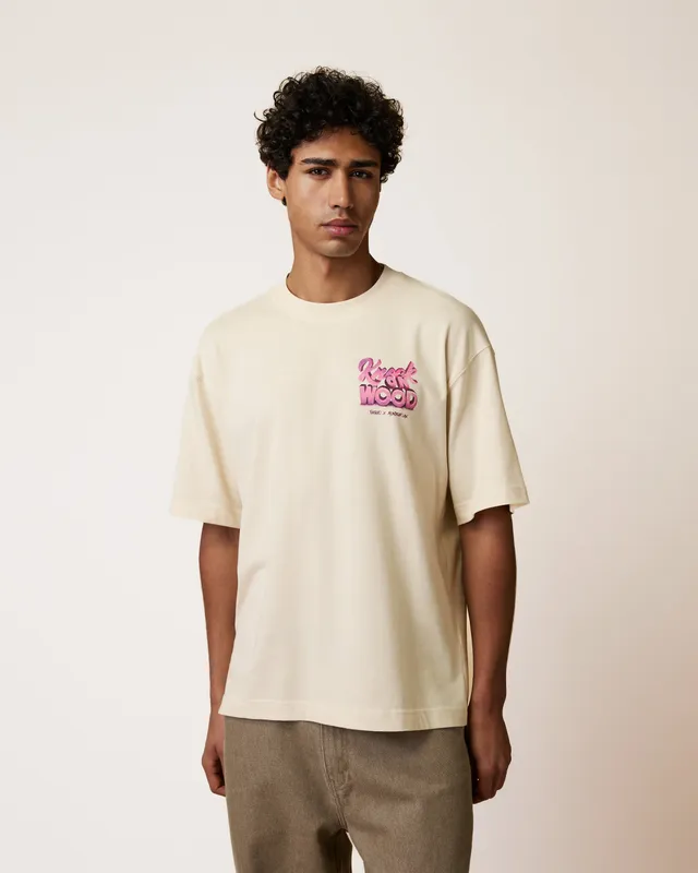 faguo-yellowstone-t-shirt-oversize-cru-knock-on-wood image 1
