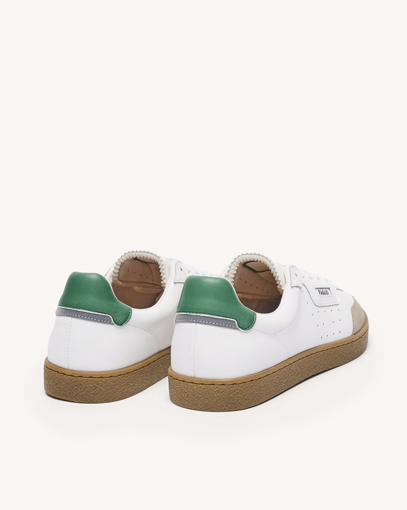 faguo-lumbo-baskets-blanc-et-vert-cuir-et-su-de image 5