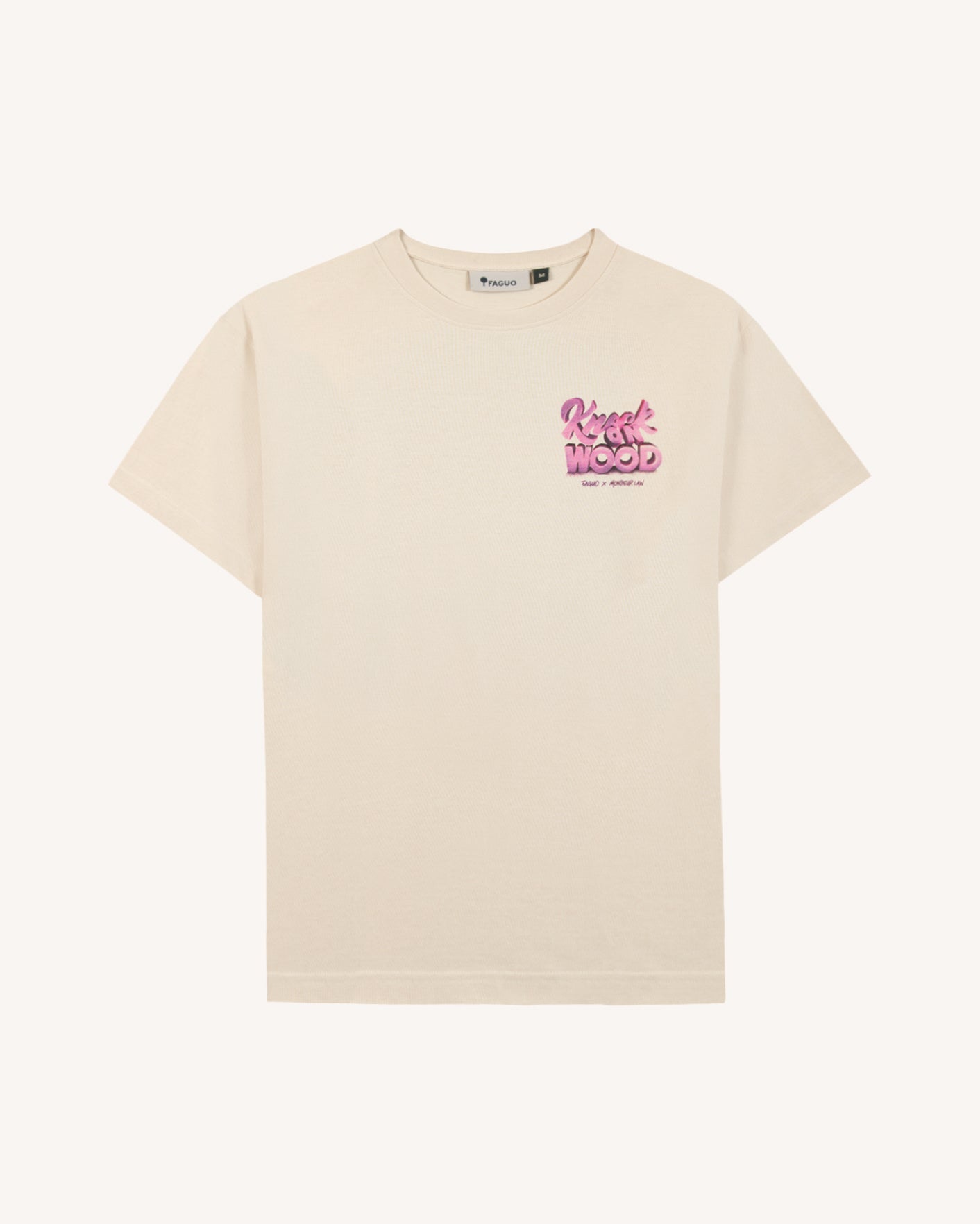 faguo-yellowstone-t-shirt-oversize-cru-knock-on-wood image 3