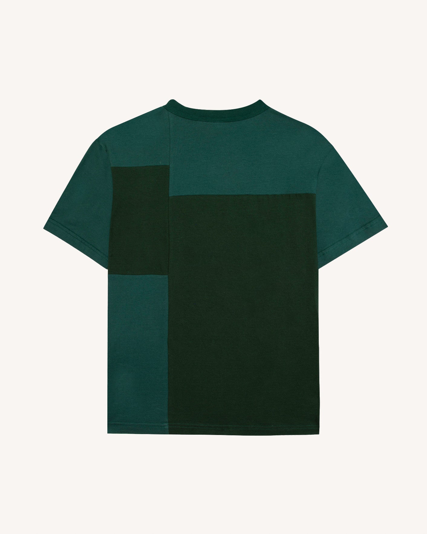 faguo-lugny-t-shirt-imprim-vert-upcycl-homme image 4