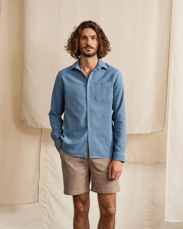 faguo-chevre-short-beige-lyocell-ample image 1