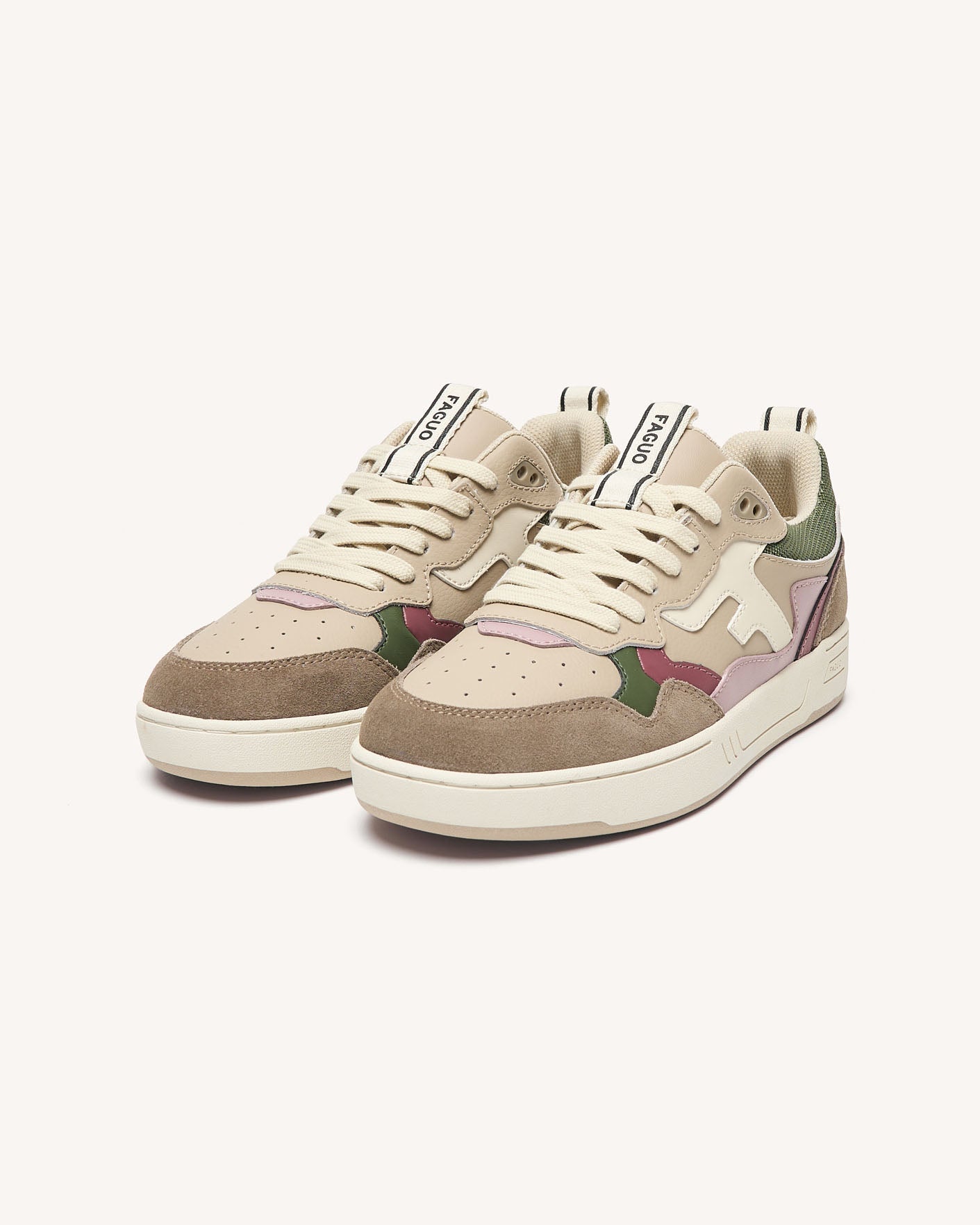 faguo-dahlia-baskets-cuir-cru-et-lilas-femme image 2
