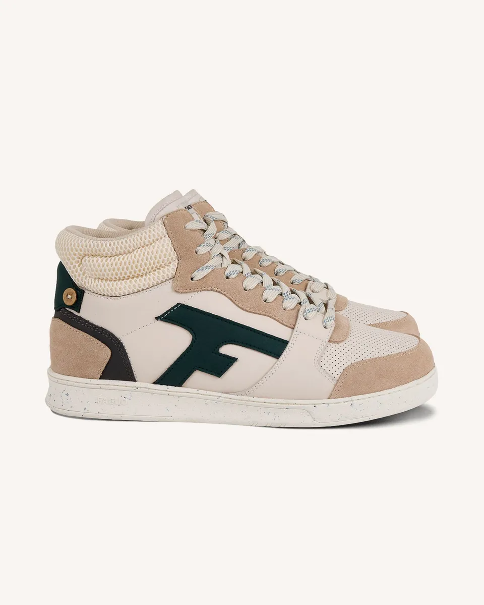 faguo-hazel-mid-baskets-montantes-cuir-cr-me-vert image 1