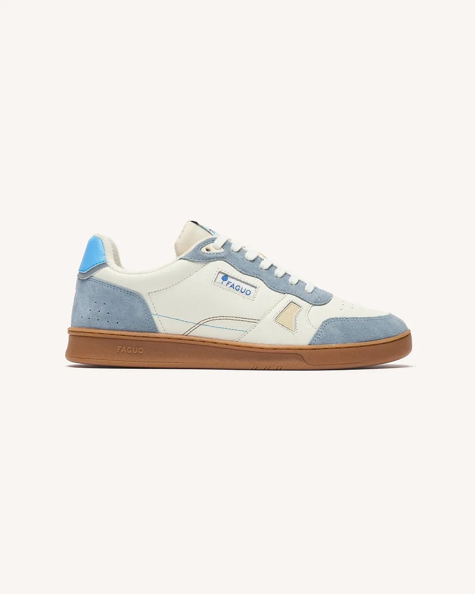 faguo-commute-1-baskets-blanc-et-bleu-cuir-v-lo-urbain image 1