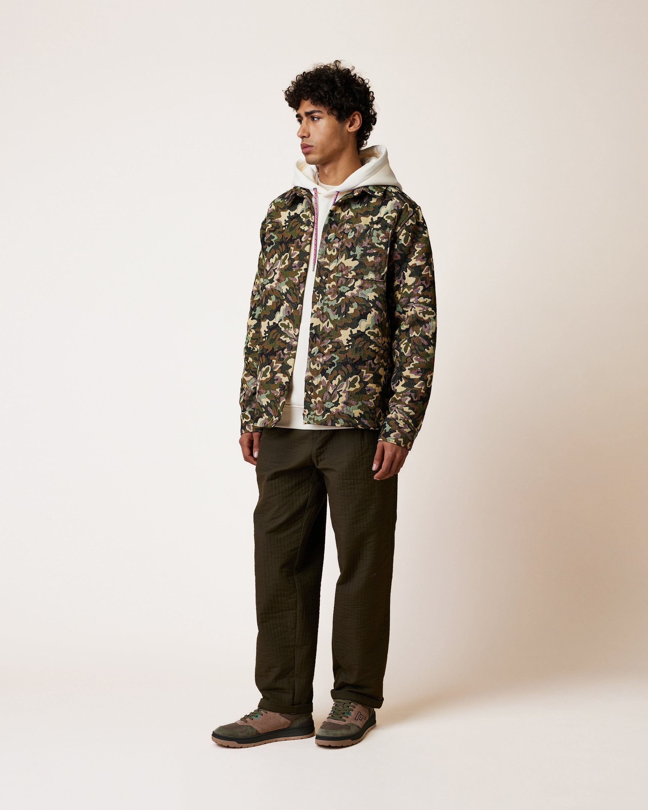 faguo-gastine-surchemise-kaki-et-multicolore image 8