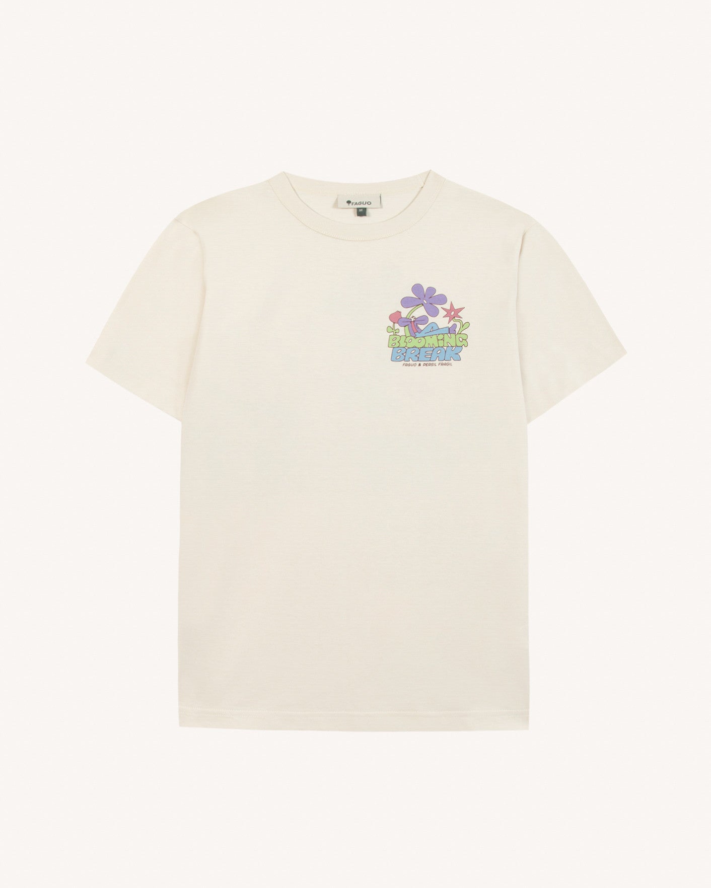 faguo-lugny-t-shirt-imprim-blooming-cru-coupe-large image 2