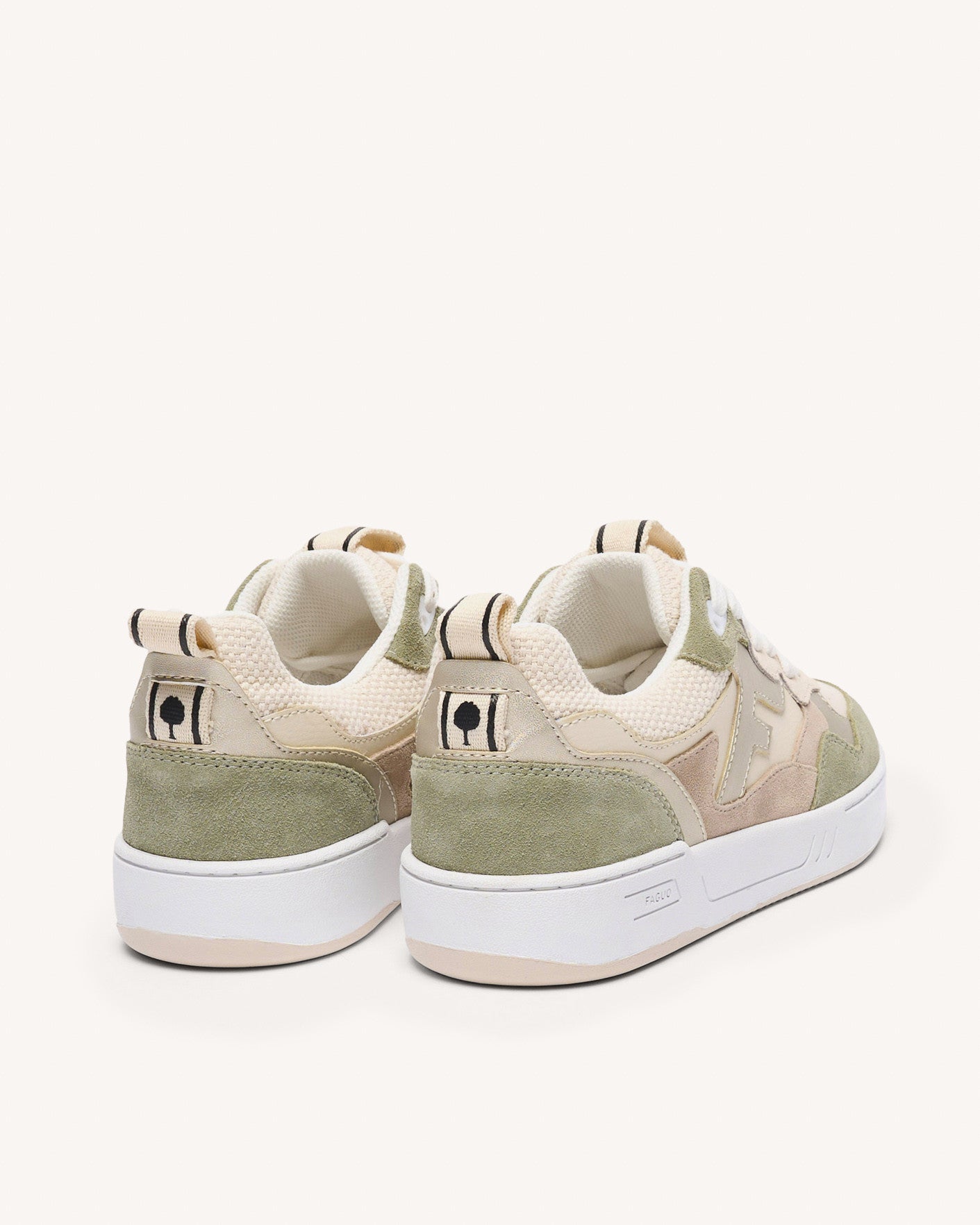 faguo-dahlia-baskets-femme-cru-et-kaki-clair-cuir image 5