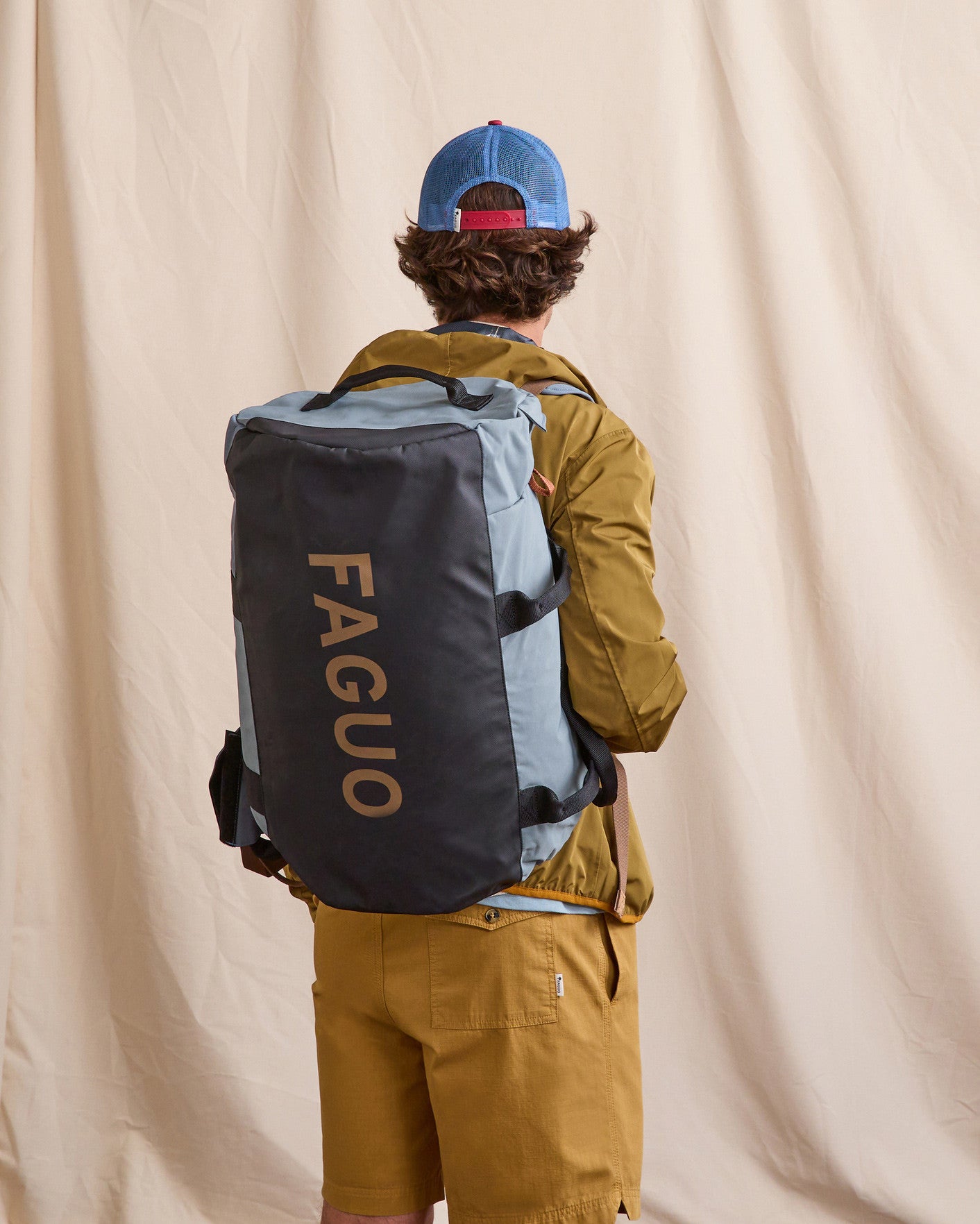 faguo-big-duffle-sac-de-voyage-bleu-gris-port-main-et-dos-grand-volume image 5