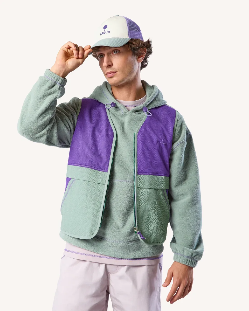 faguo-veste-sans-manches-loudeac-vert-clair-d-perlante image 1