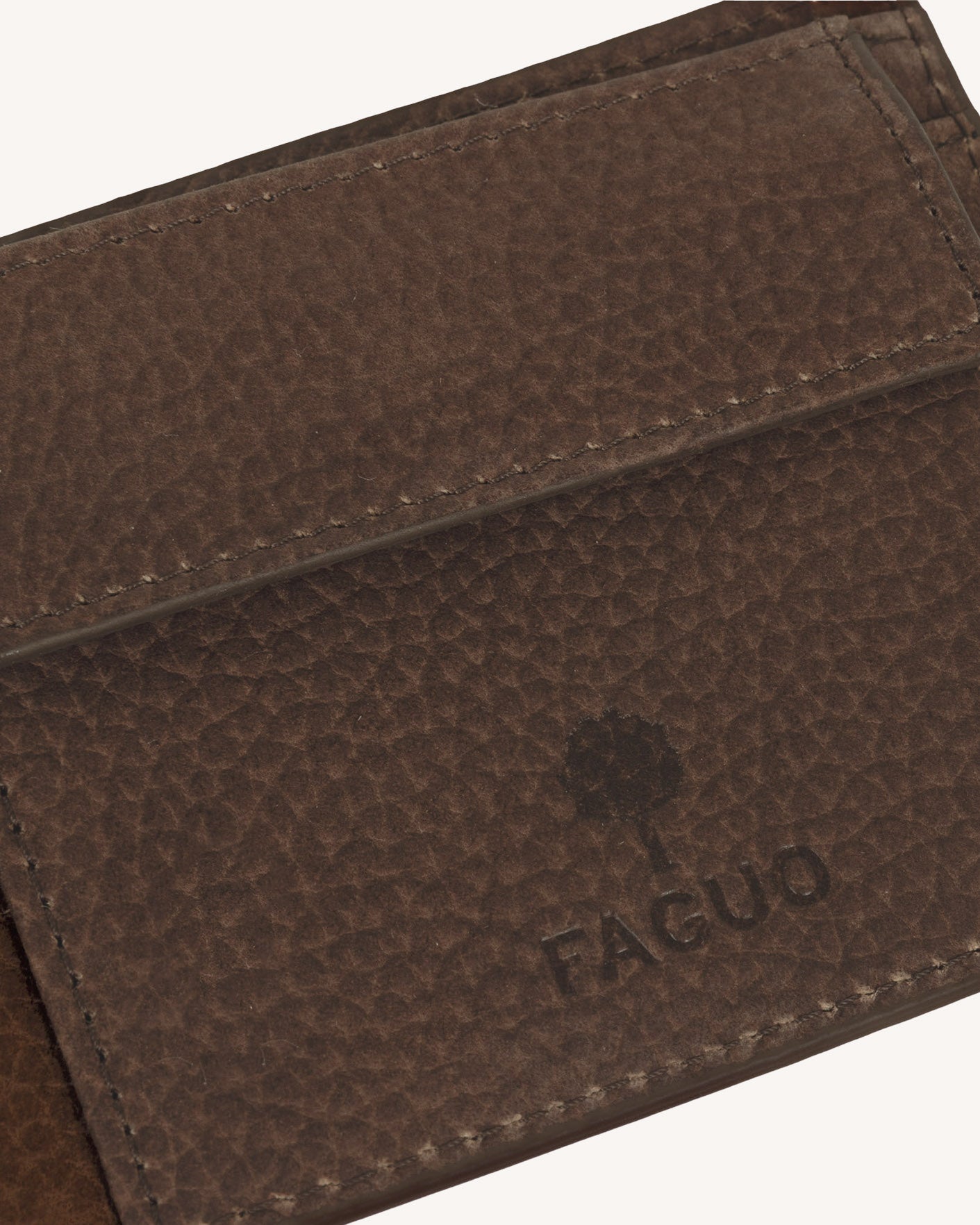 faguo-purse-portefeuille-compact-cuir-nubuck-camel image 4