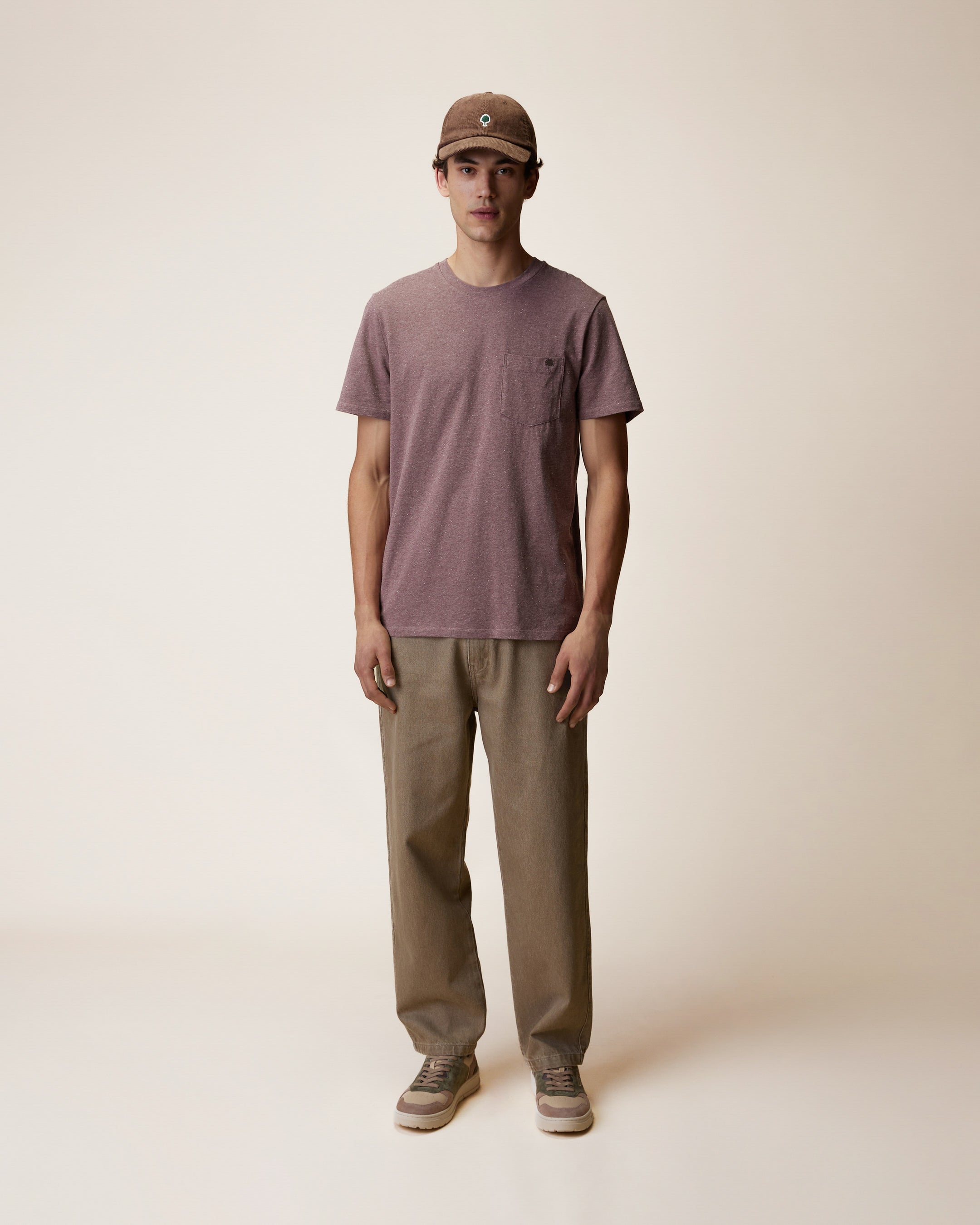 faguo-olonne-t-shirt-violet-gris-coton image 3