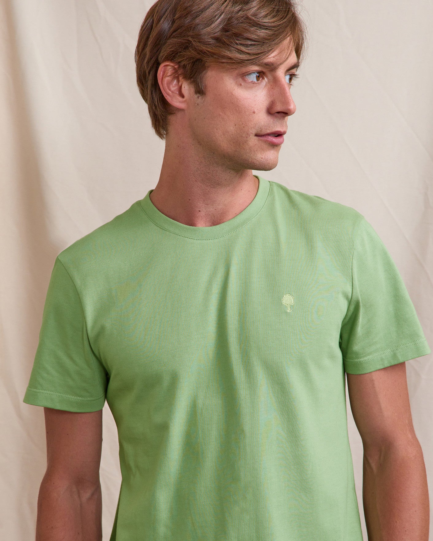 faguo-arcy-s26ts0101-gre43-t-shirt-homme-gris-coton image 3