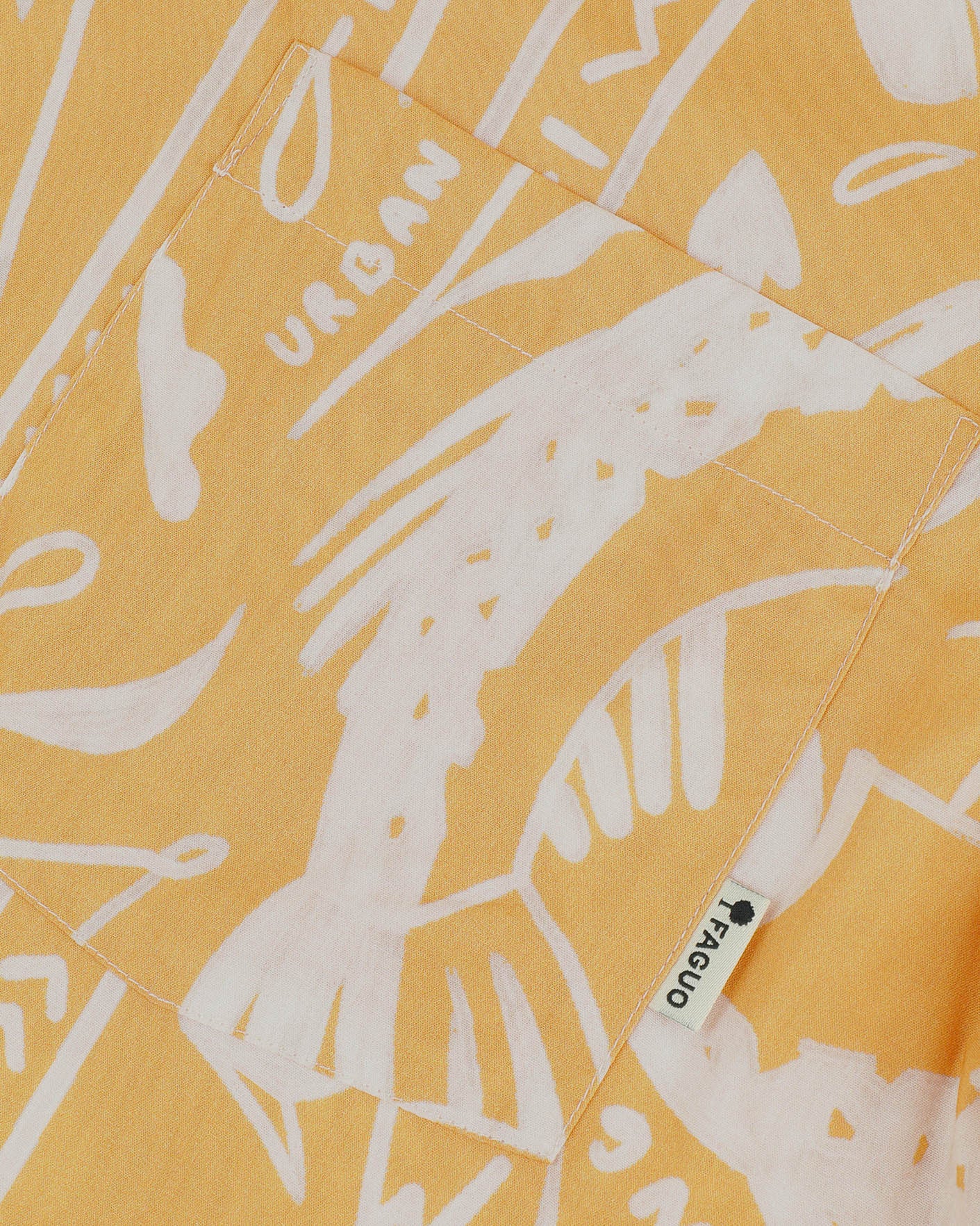 faguo-paiolive-chemisette-manches-courtes-ocre-bandana image 6
