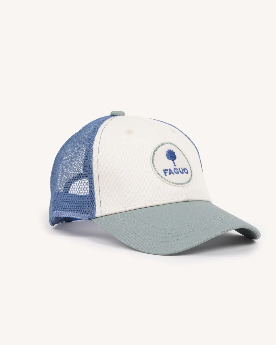 faguo-trucker-casquette-vert-et-bleu image 1