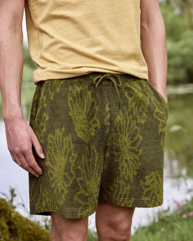 faguo-choussy-short-kaki-fonc-ponge image 1
