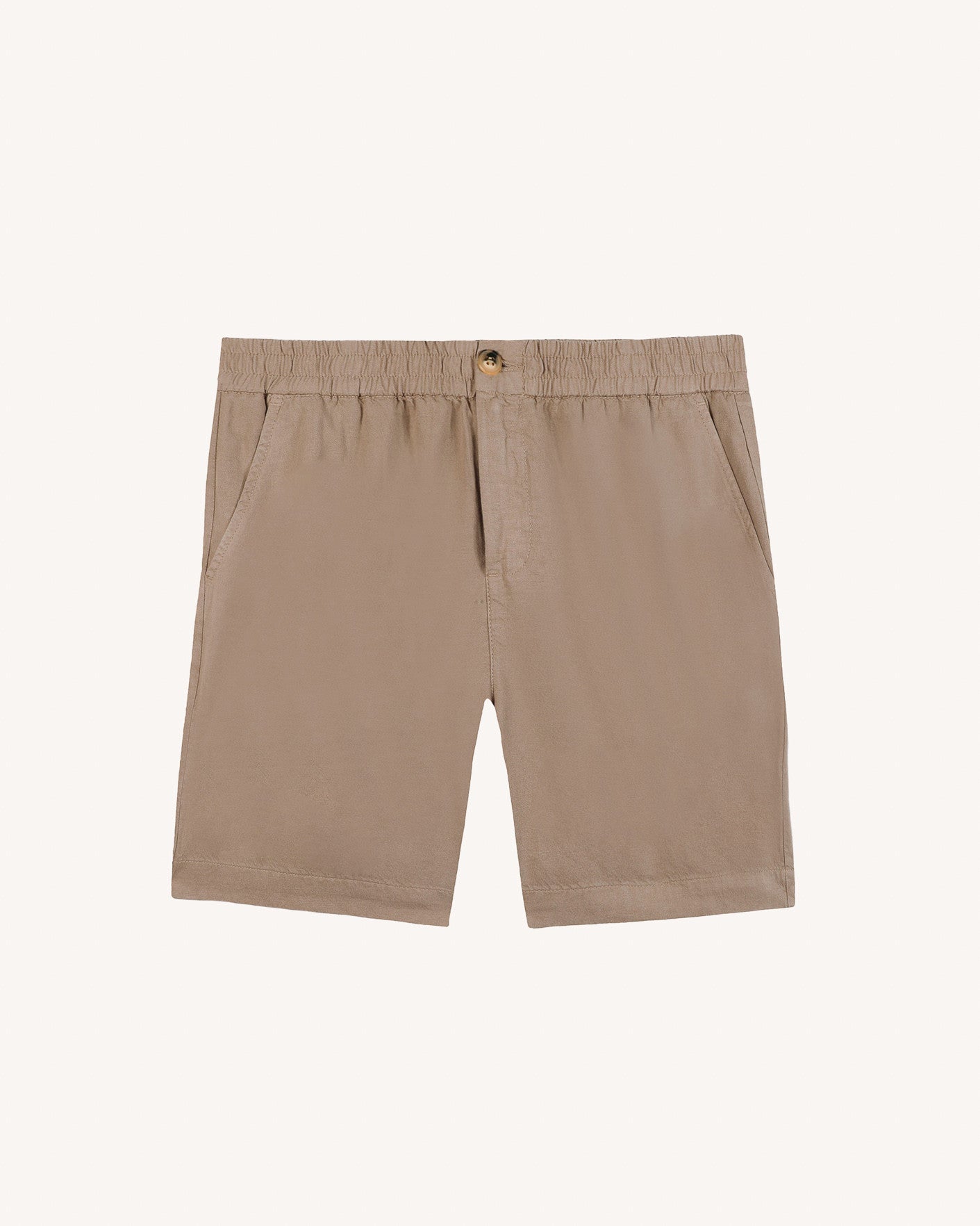faguo-chevre-short-beige-lyocell-ample image 2