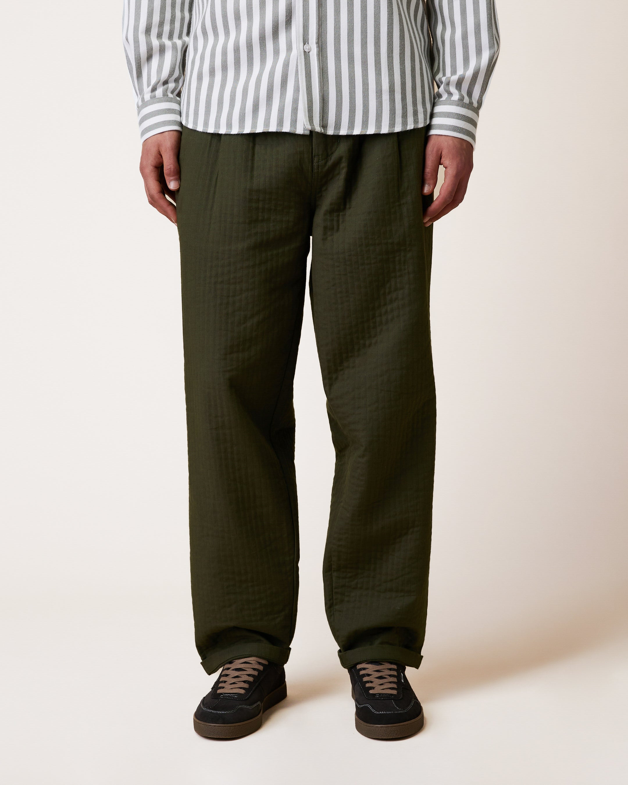faguo-landais-pantalon-droit-kaki-coton-bio image 1