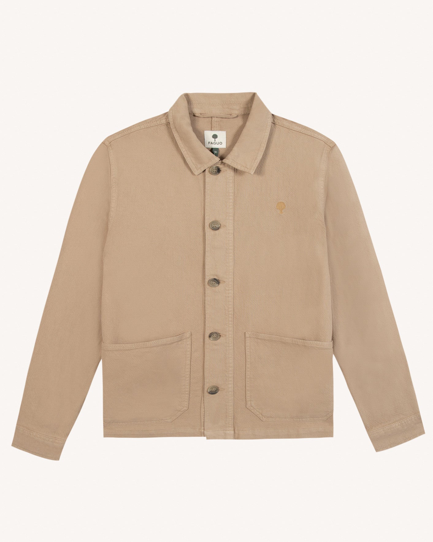 faguo-liffre-veste-taupe-lin-coton-workwear image 2