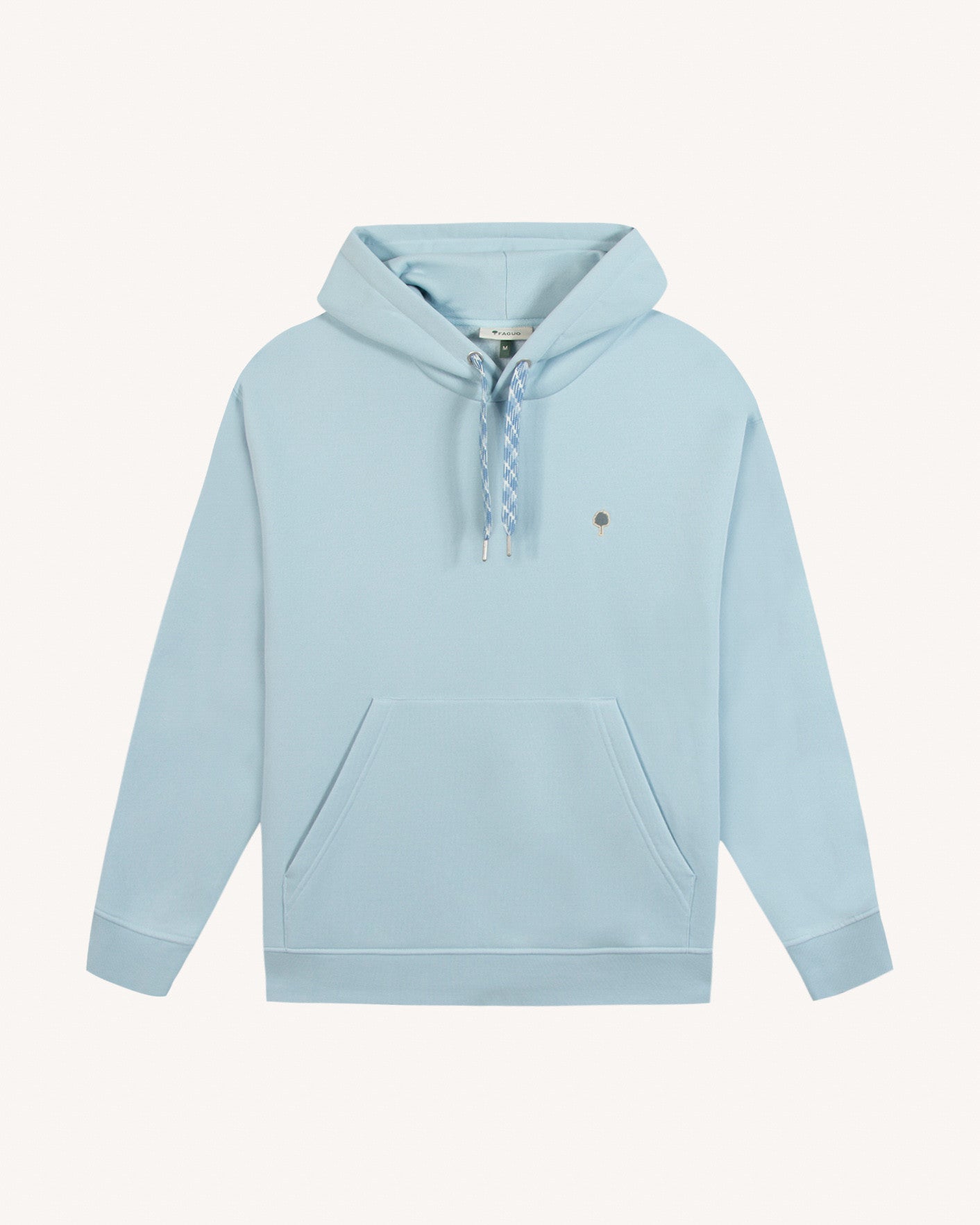 faguo-dirac-os-bleu-ciel-sweat-capuche-boxy-oversize image 2