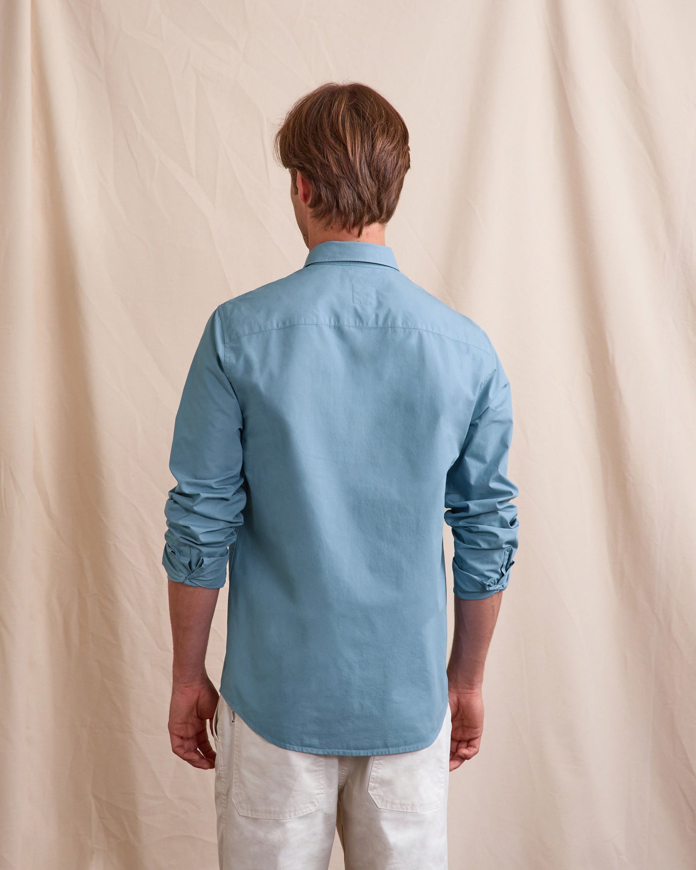 faguo-iraty-chemise-bleu-moyen-popeline-ajust-e image 6