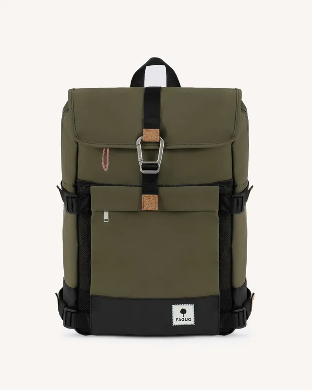 faguo-commuter-2-0-sac-dos-v-lo-kaki-et-noir-13-pouces image 1