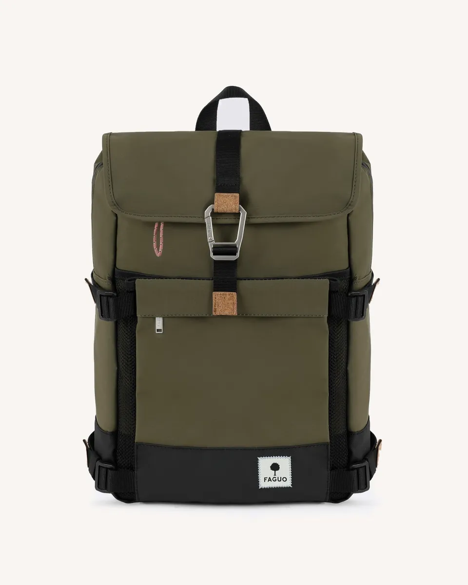 faguo-commuter-2-0-sac-dos-v-lo-kaki-et-noir-13-pouces image 1