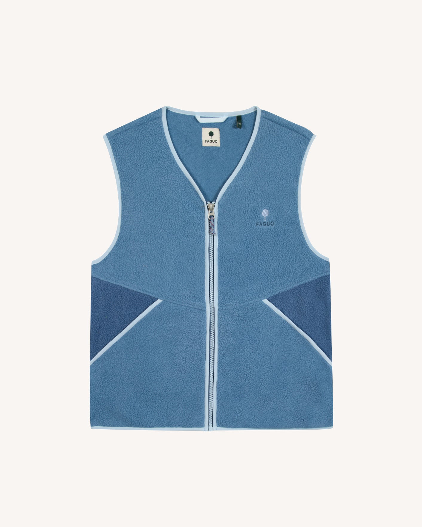 faguo-teillay-veste-polaire-sans-manches-bleu-moyen image 2