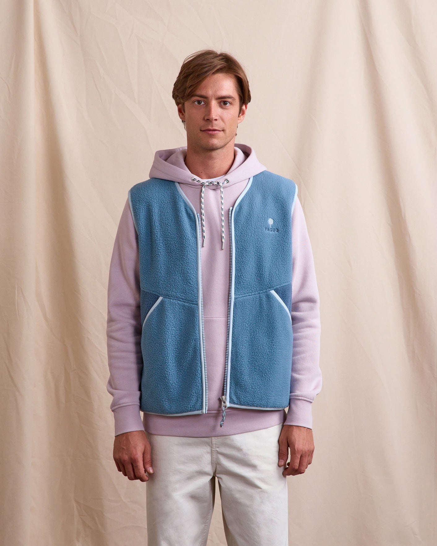 faguo-teillay-veste-polaire-sans-manches-bleu-moyen image 1