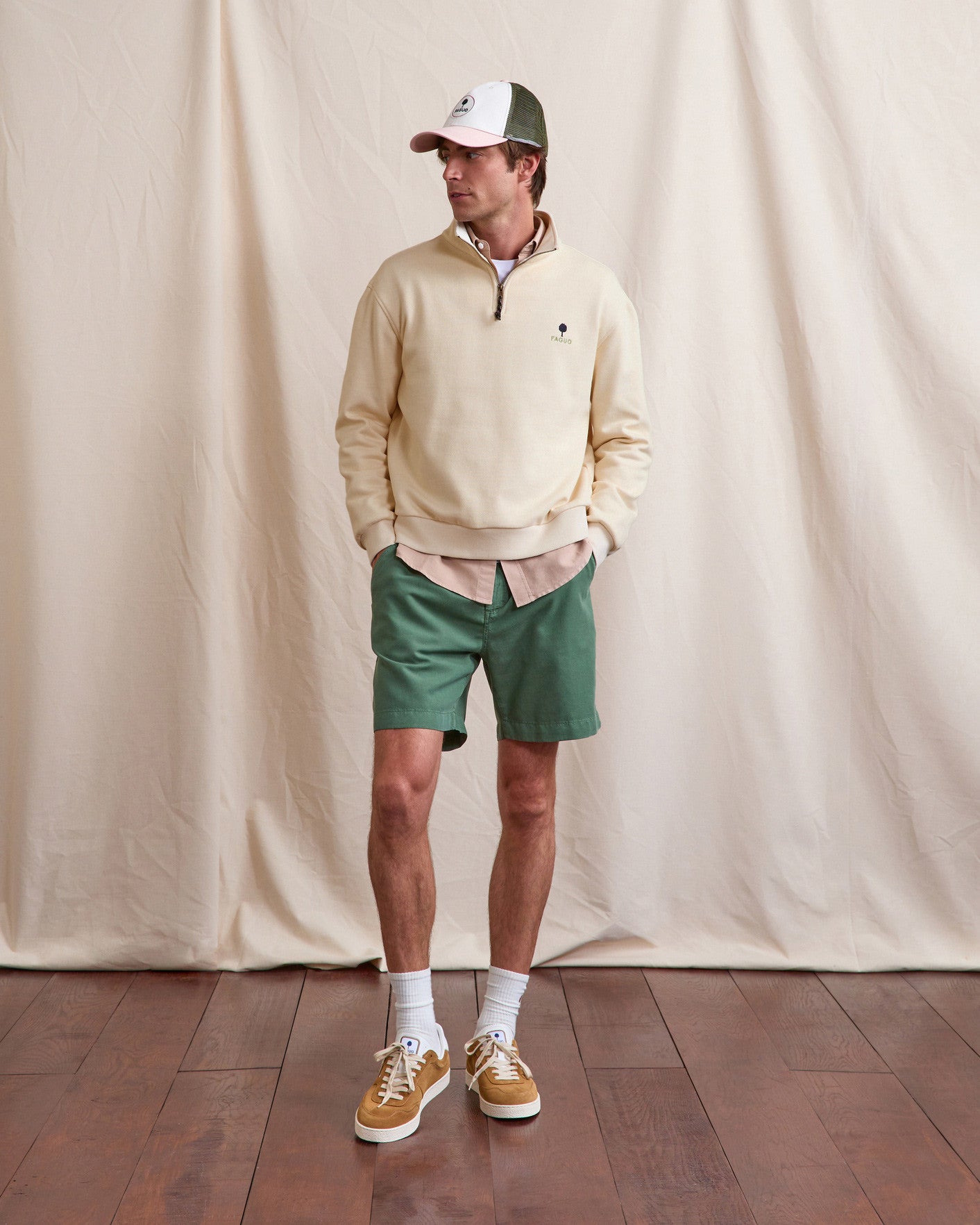 faguo-sweat-zipp-amboise-cru-coton-bio-col-camionneur image 3