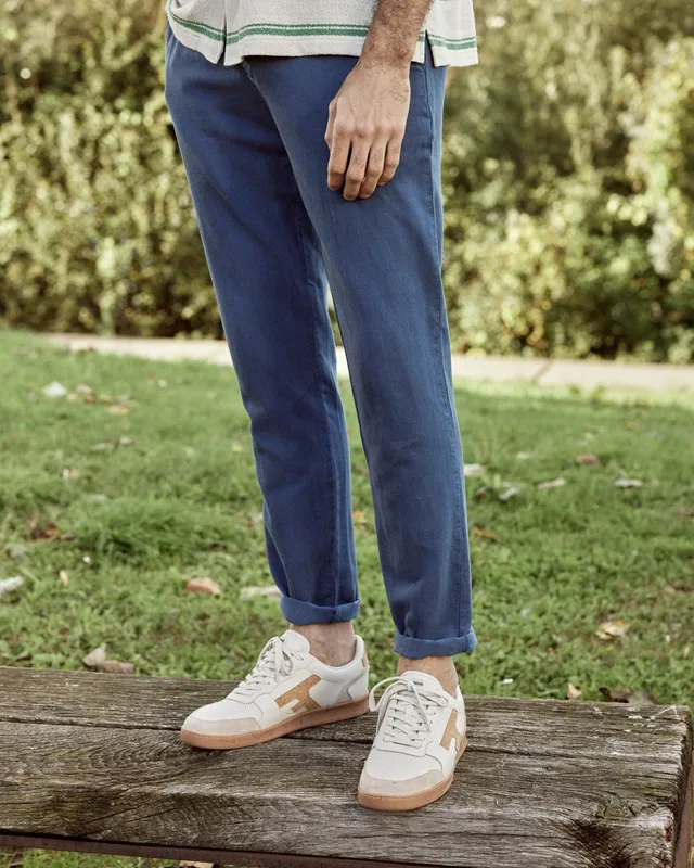 faguo-dreuille-pantalon-lin-homme-bleu-marine image 1