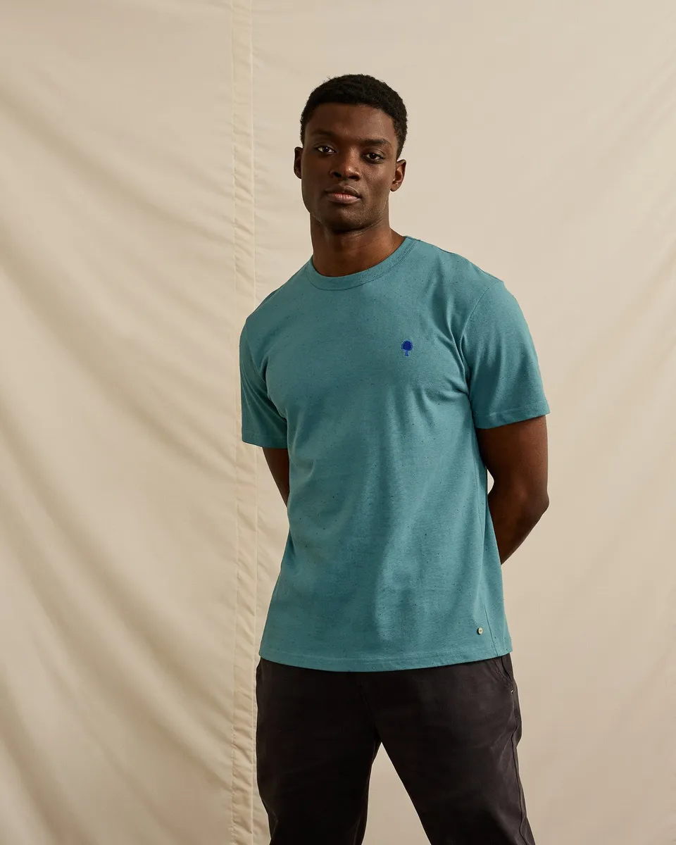 faguo-lugny-t-shirt-vert-clair-chin-loose-homme image 1