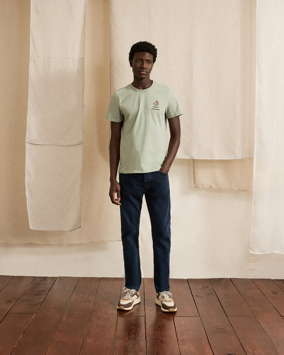 faguo-denim-slim-jean-slim-bleu-fonc-coton-homme image 1
