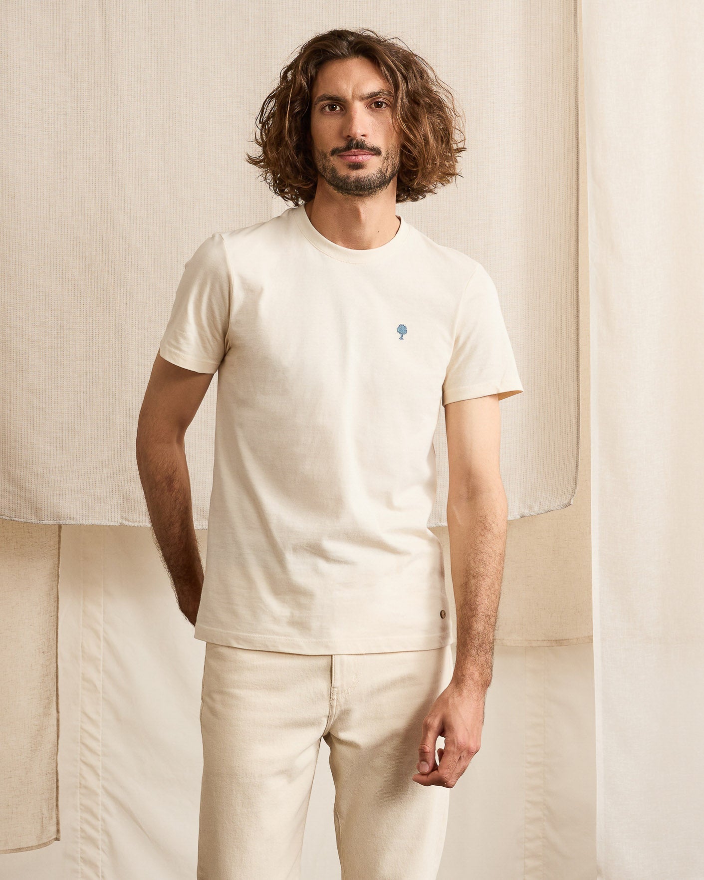 faguo-arcy-t-shirt-cru-homme-coton-recycl-arbre image 3