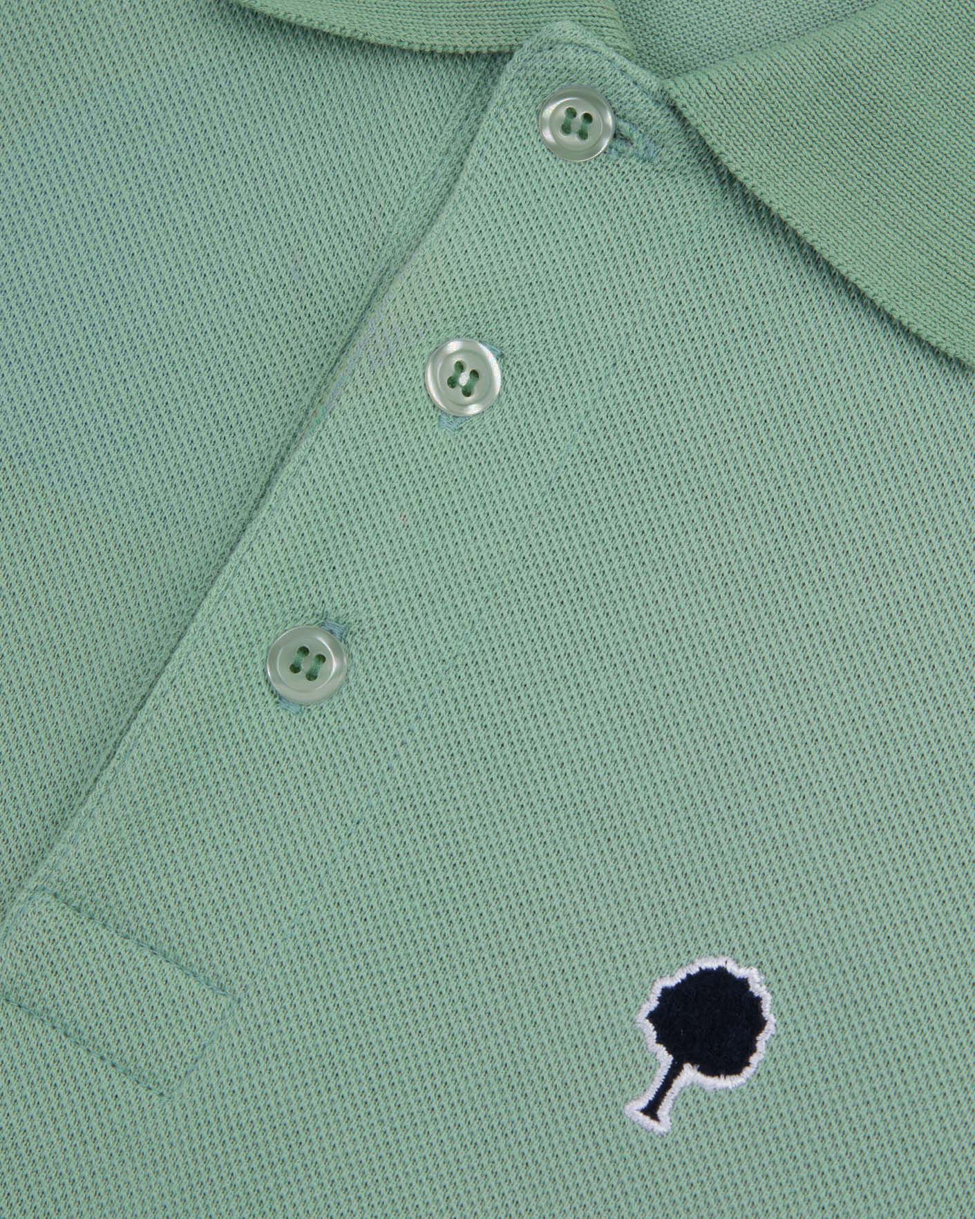 faguo-lumigny-polo-coton-vert-clair-homme image 4