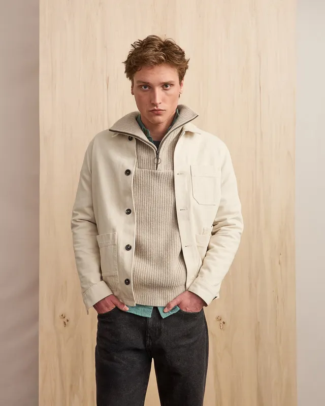 faguo-gavre-veste-en-coton-cru image 1