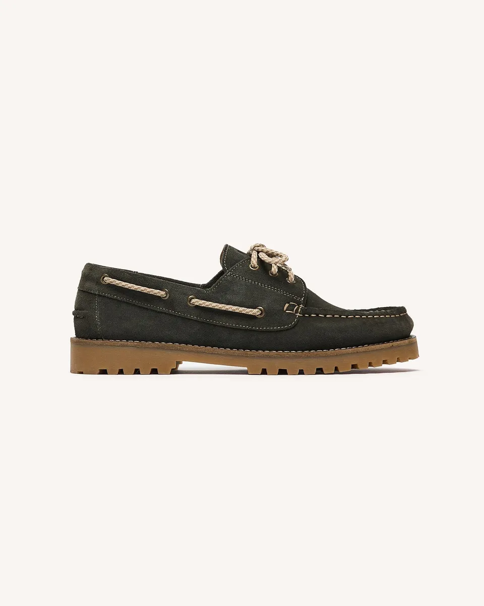 faguo-larch-chaussures-bateau-en-cuir-kaki image 1