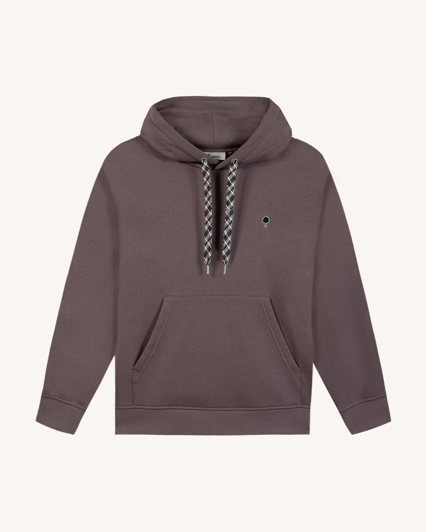 faguo-dirac-os-sweat-capuche-violet-gris image 1