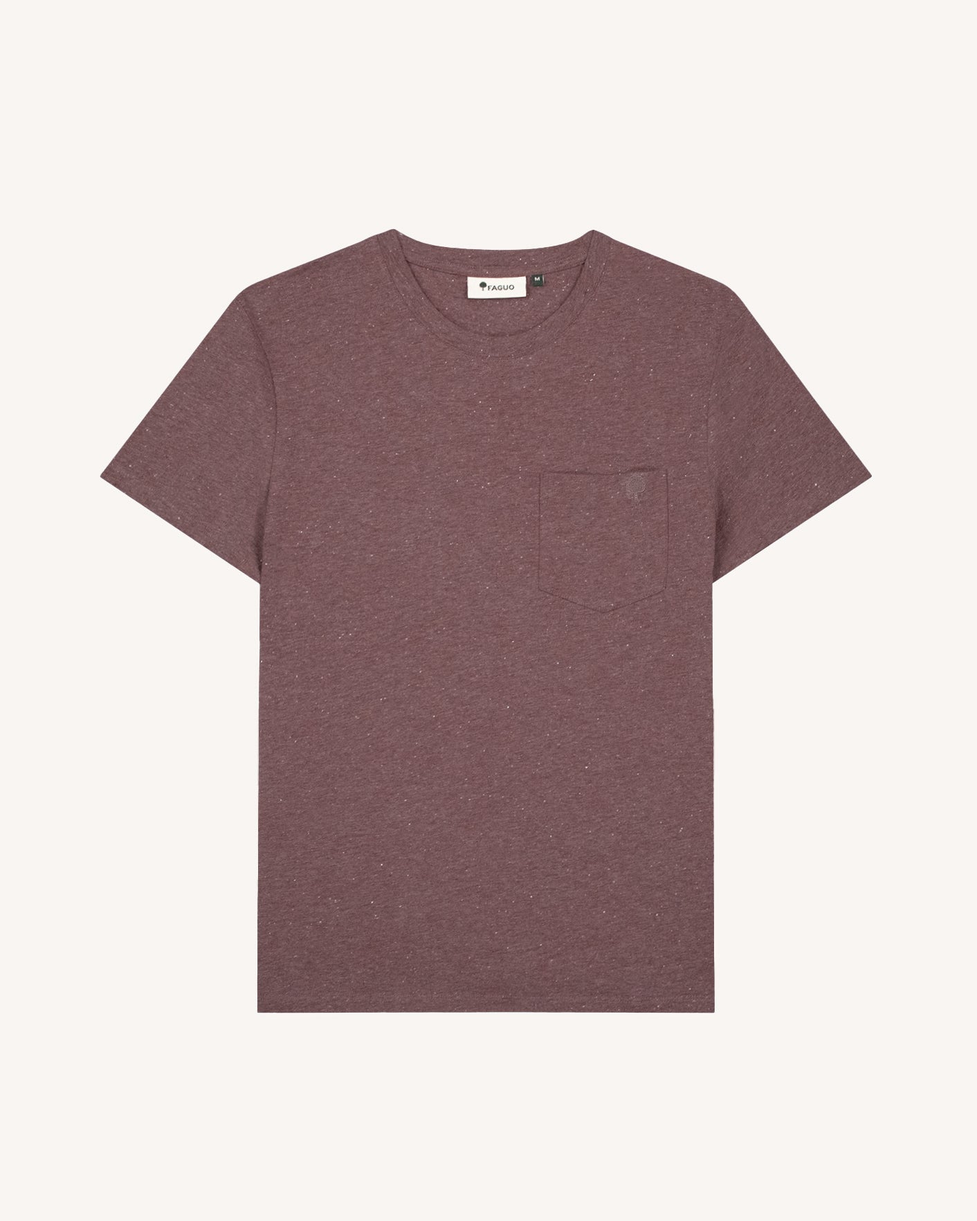 faguo-olonne-t-shirt-violet-gris-coton image 2