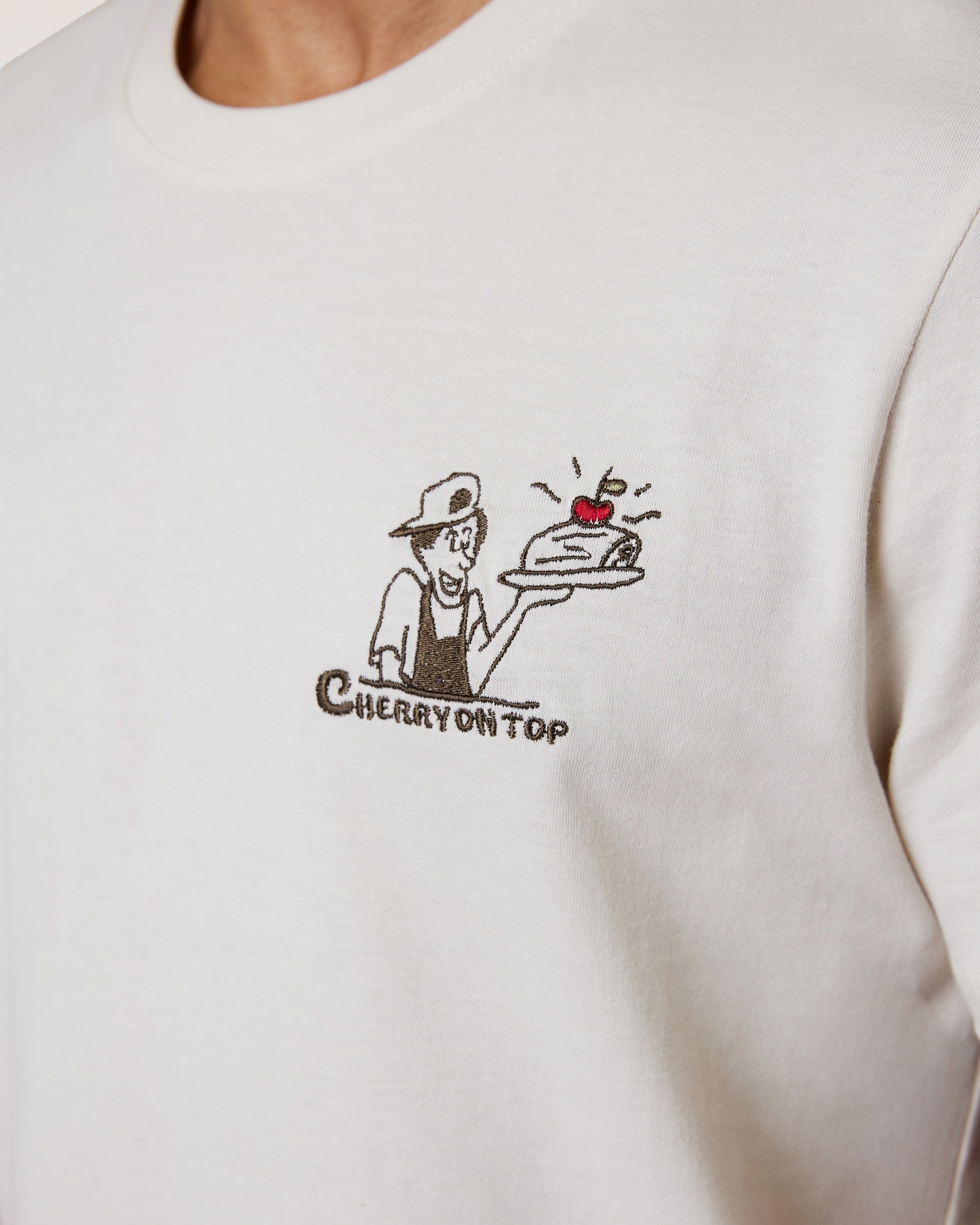 faguo-arcy-t-shirt-cru-cherry-coton-recycl image 5