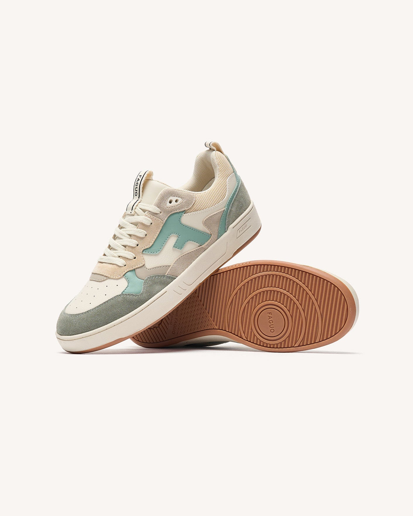 faguo-dahlia-baskets-cuir-homme-beige-et-bleu image 4