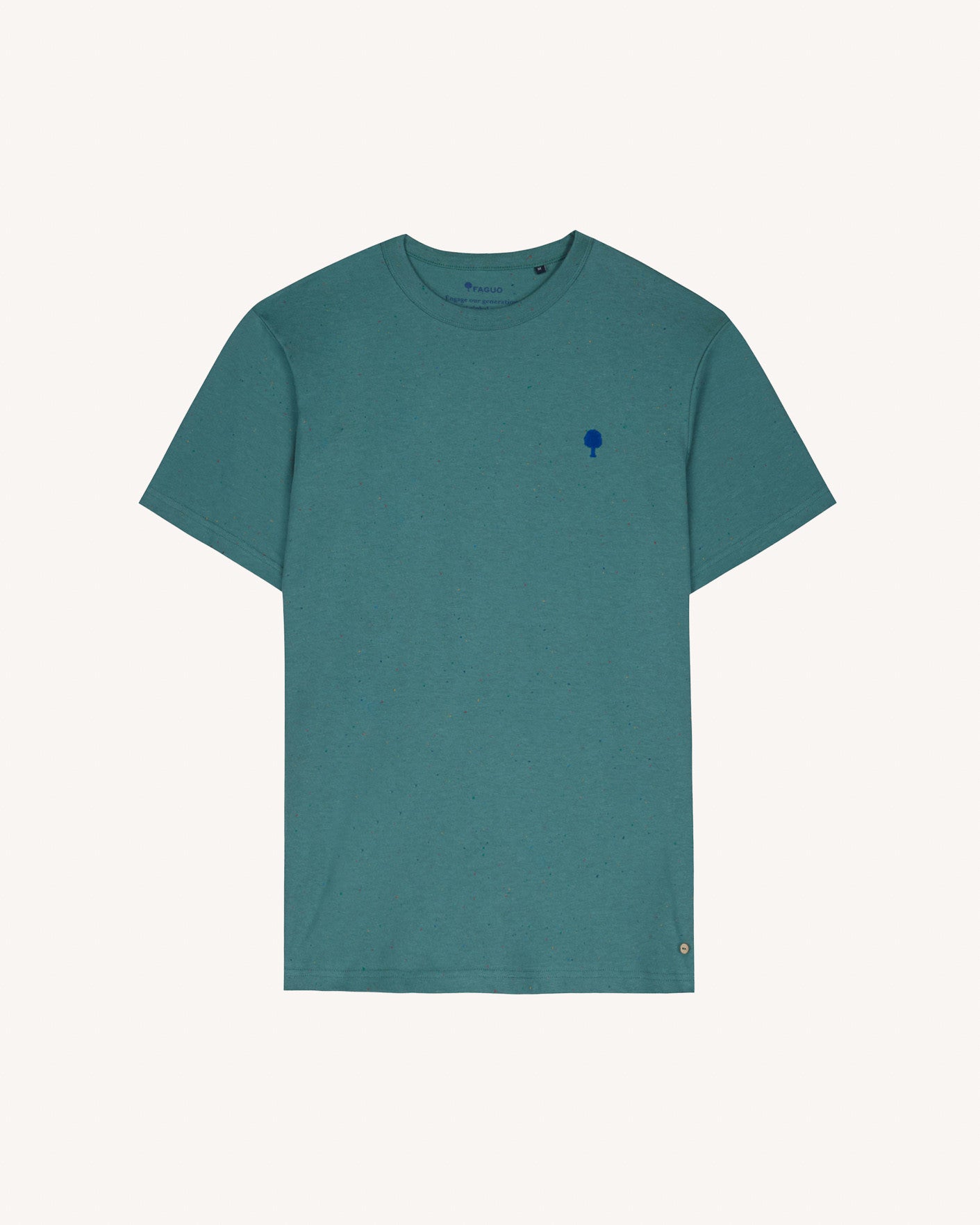faguo-lugny-t-shirt-vert-clair-chin-loose-homme image 2
