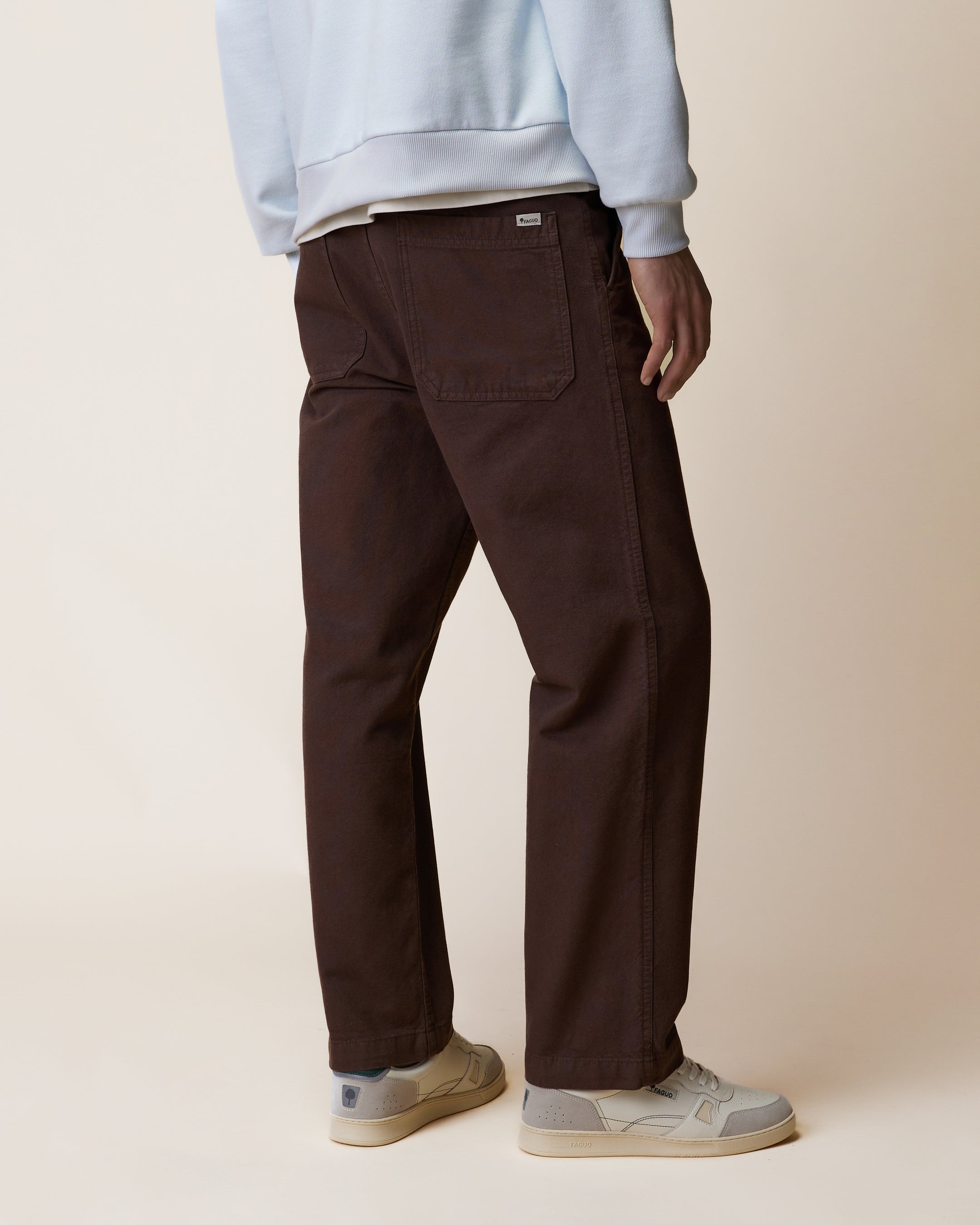 faguo-hagenau-pantalon-droit-chocolat-workwear image 3