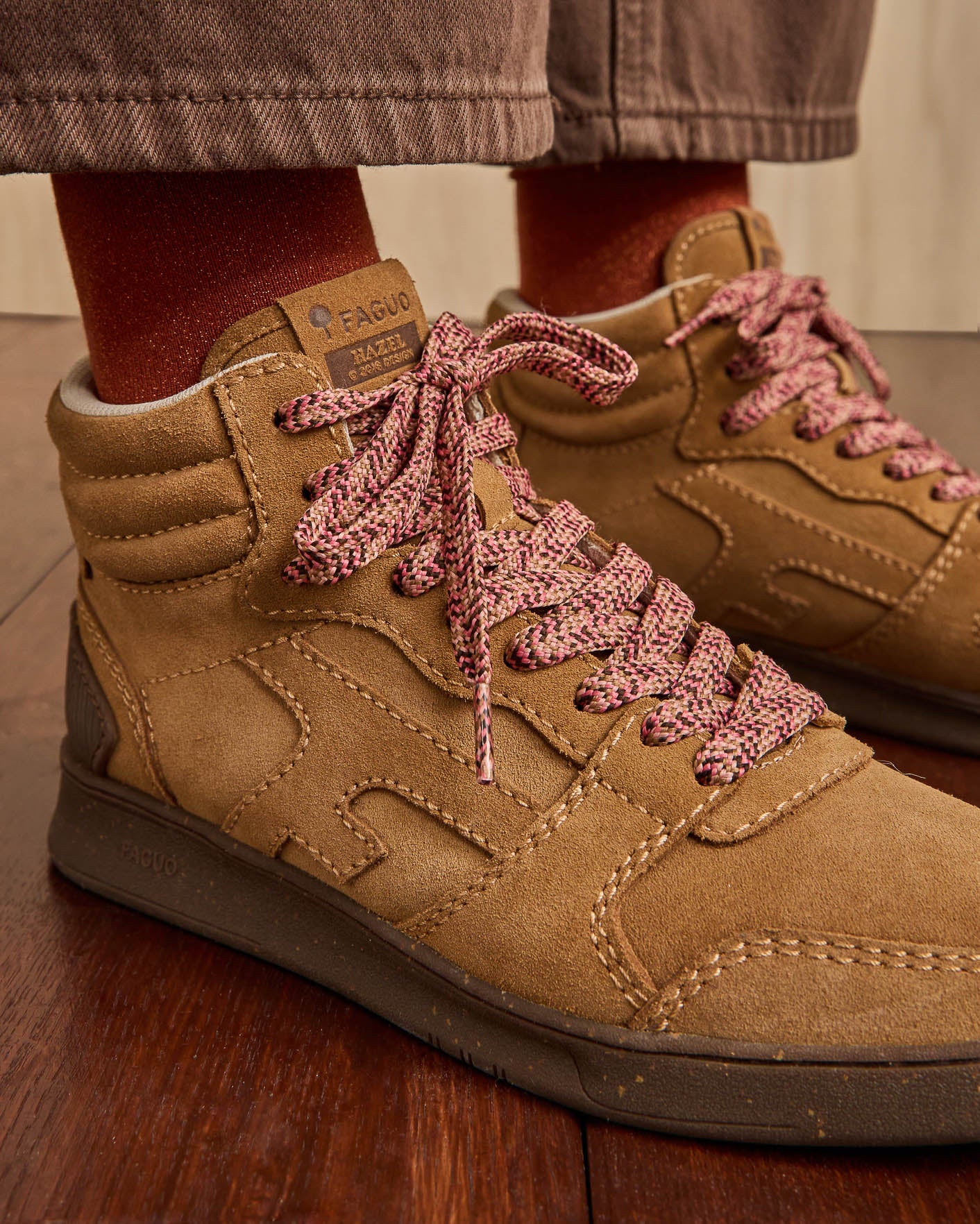 faguo-hazel-mid-baskets-montantes-cuir-camel image 3