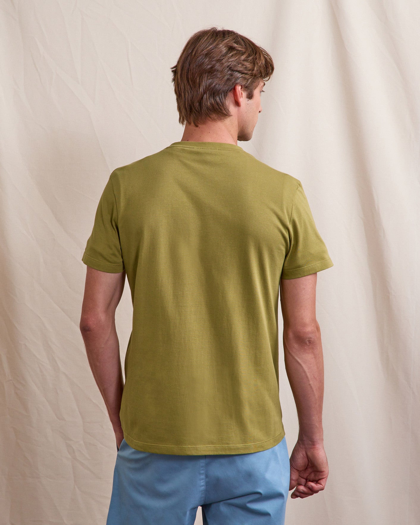 faguo-arcy-t-shirt-kaki-fonc-en-jersey-coton-broderie-arbre image 5