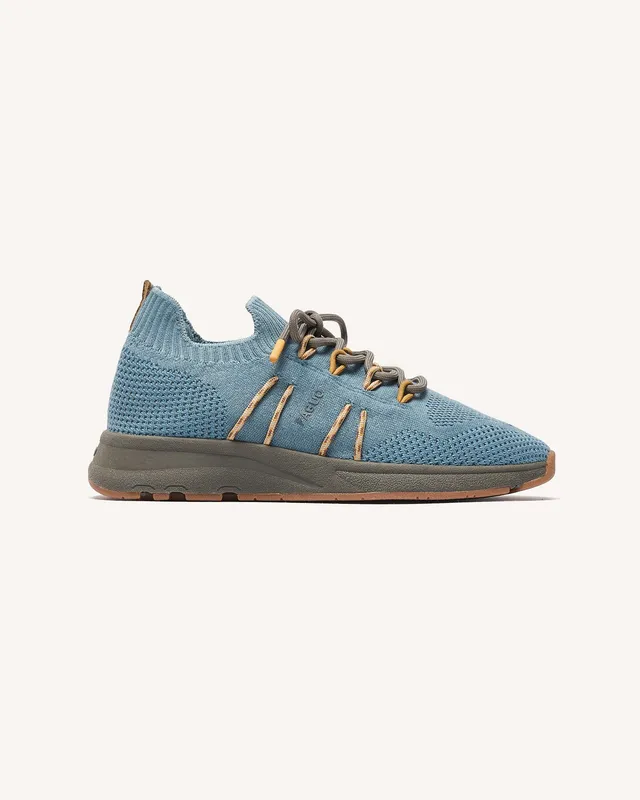 faguo-heartwood-baskets-bleu-gris-tencel-homme-running image 1