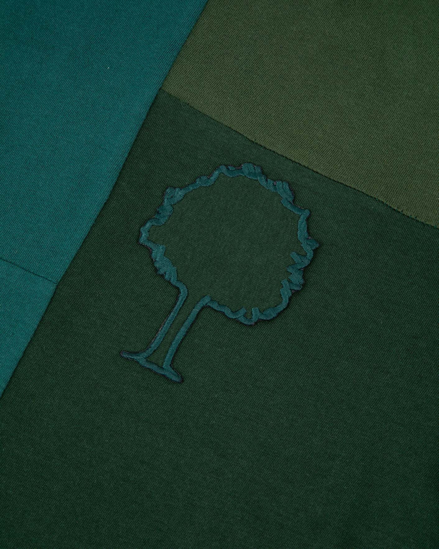 faguo-lugny-t-shirt-imprim-vert-upcycl-homme image 6